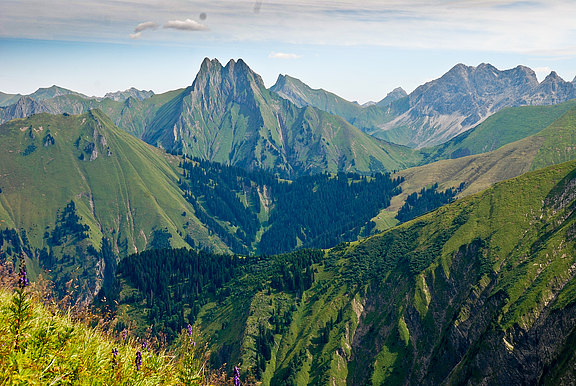 Allgäuer Alpen mit Höfats Allgäuer Alpen mit dem Charakterberg Höfats